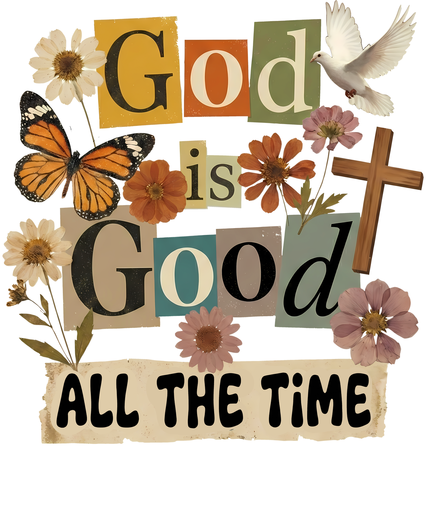 God Is Good Single DTF Transfer