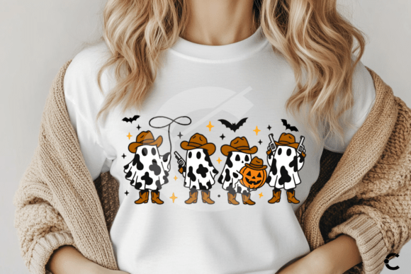 Cowboy Ghost Single DTF Print