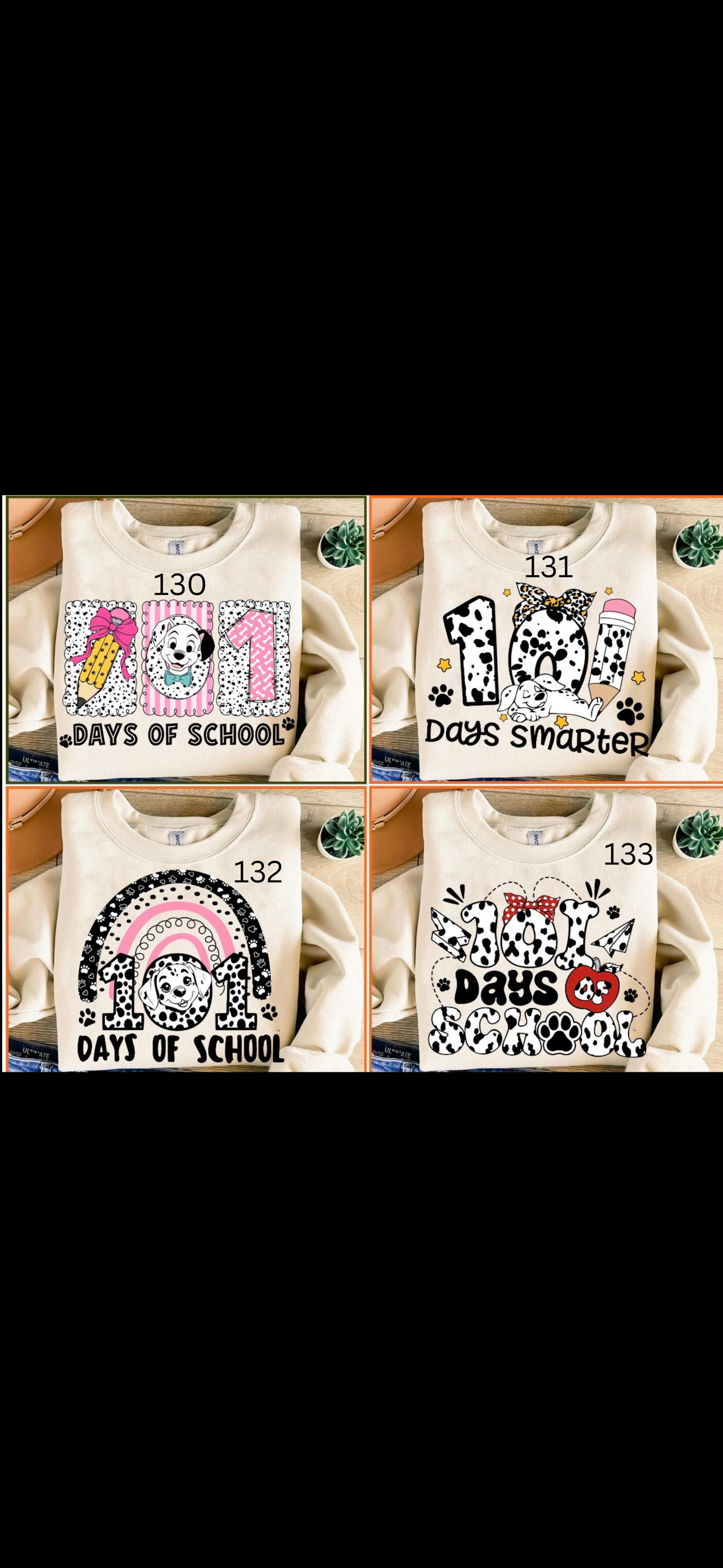 100 Days Of School OPTIONS