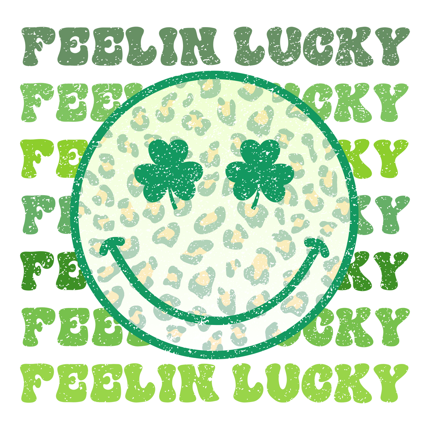 Feelin Lucky Single DTF Transfer