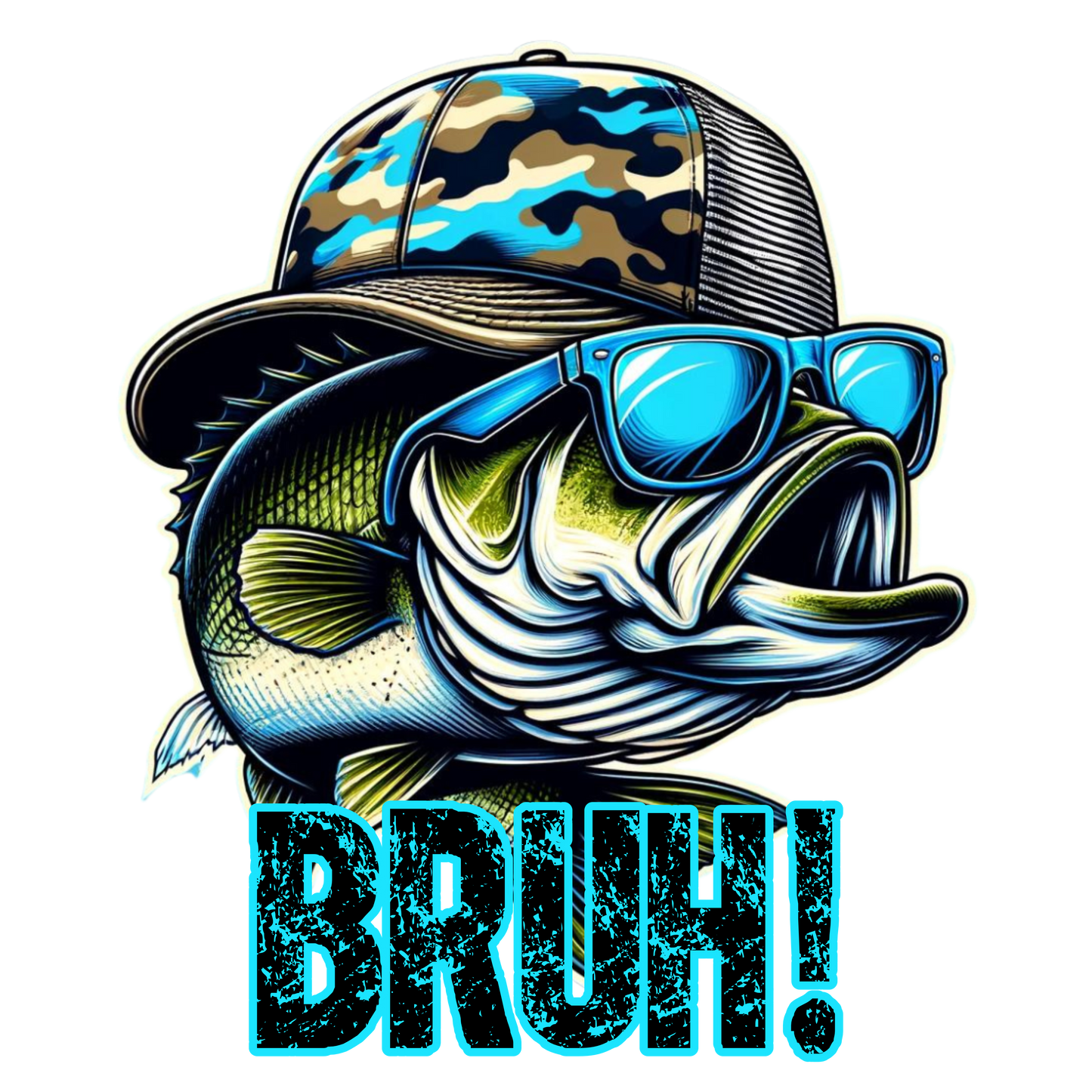 Bruh Bass Single DTF Transfer