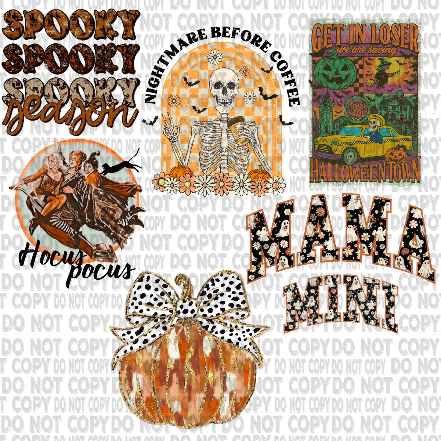 Halloween Premade Gang Sheet