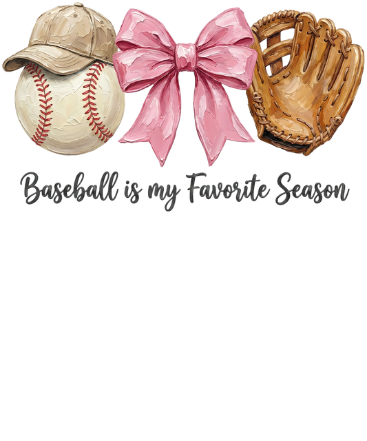 Baseball Favorite Season Single DTF Transfer