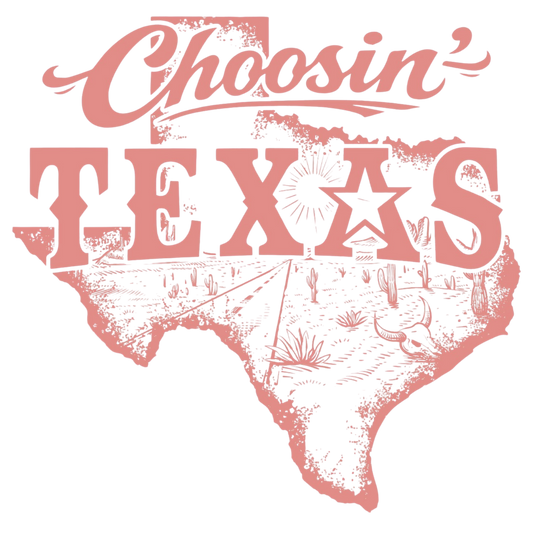 Choosin' Texas Single DTF Transfer
