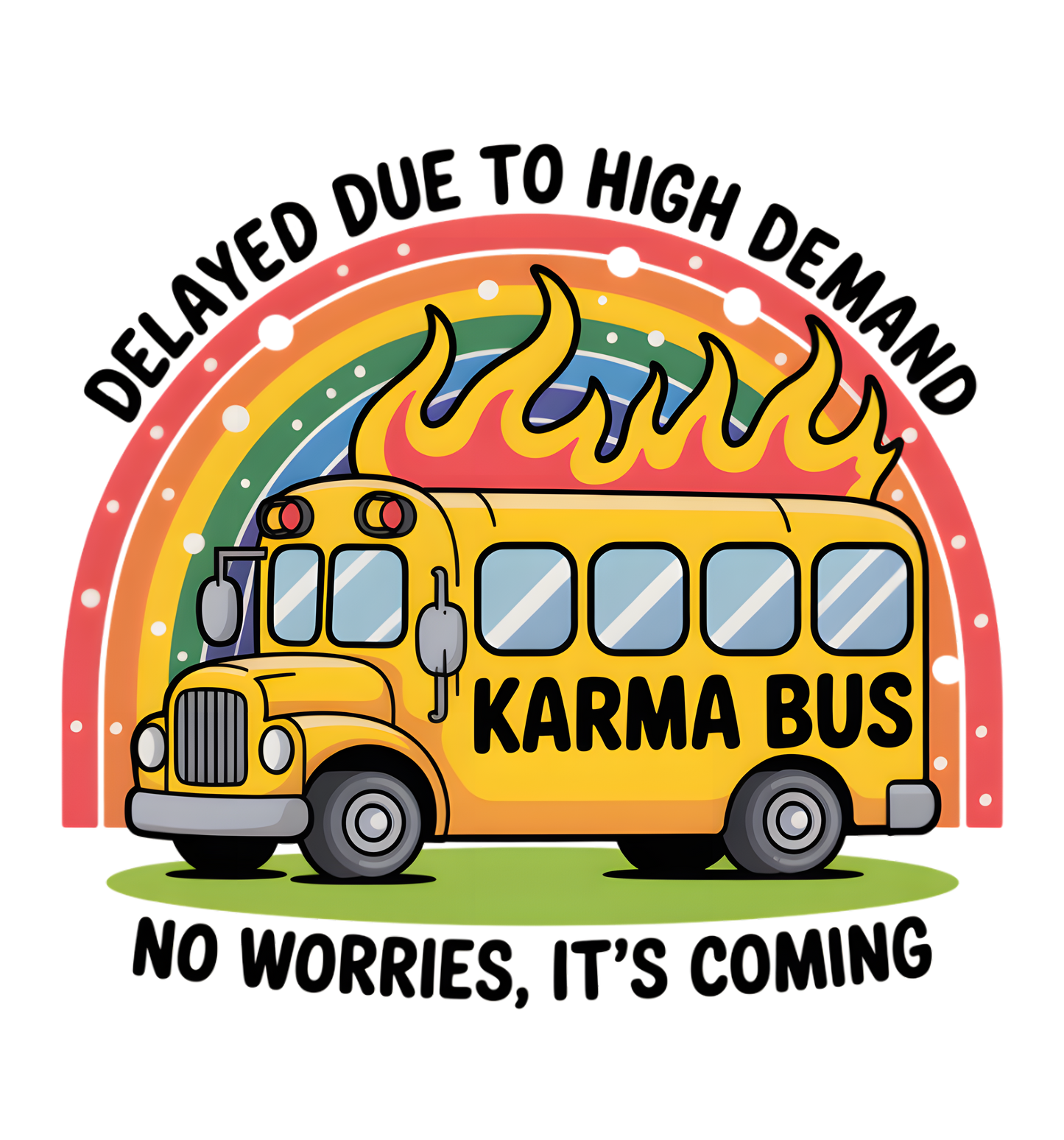 Karma Bus Single DTF Transfer