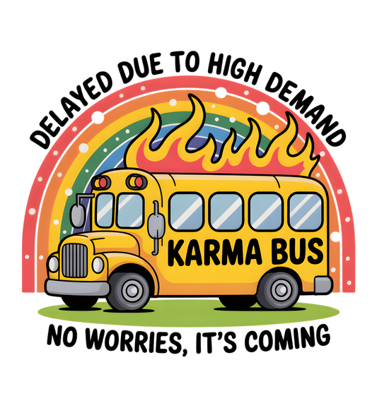 Karma Bus Single DTF Transfer