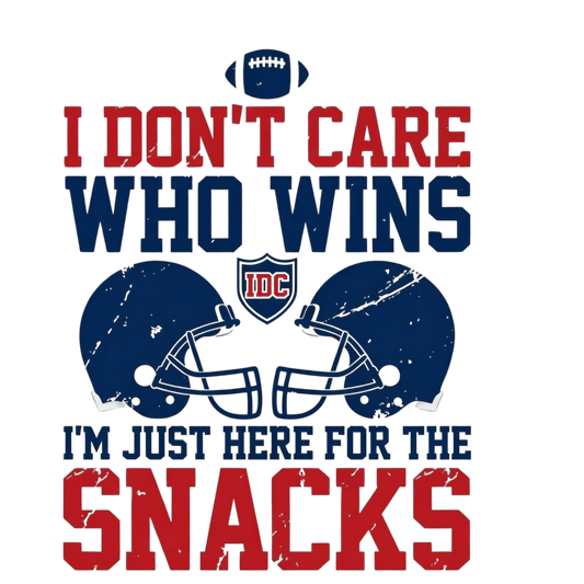 Just Here For The Snacks Single DTF Transfer