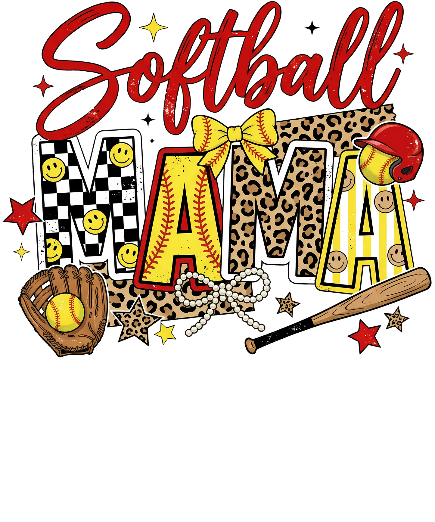 Softball Mama Single DTF Transfer