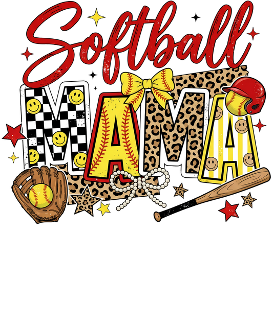 Softball Mama Single DTF Transfer