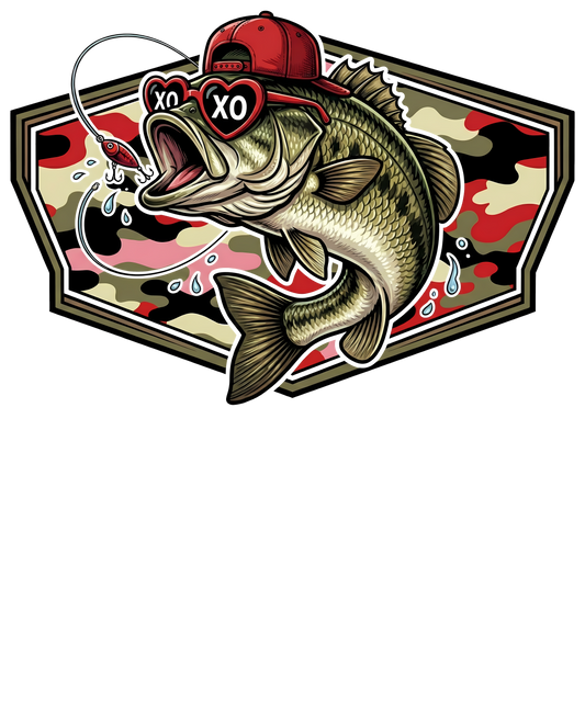 XOXO Fishing Single DTF Transfer