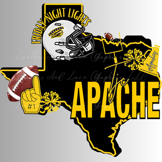 TJC APACHE FNL Single DTF Print