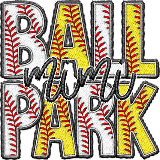 Ball Park Mimi Single DTF Transfer