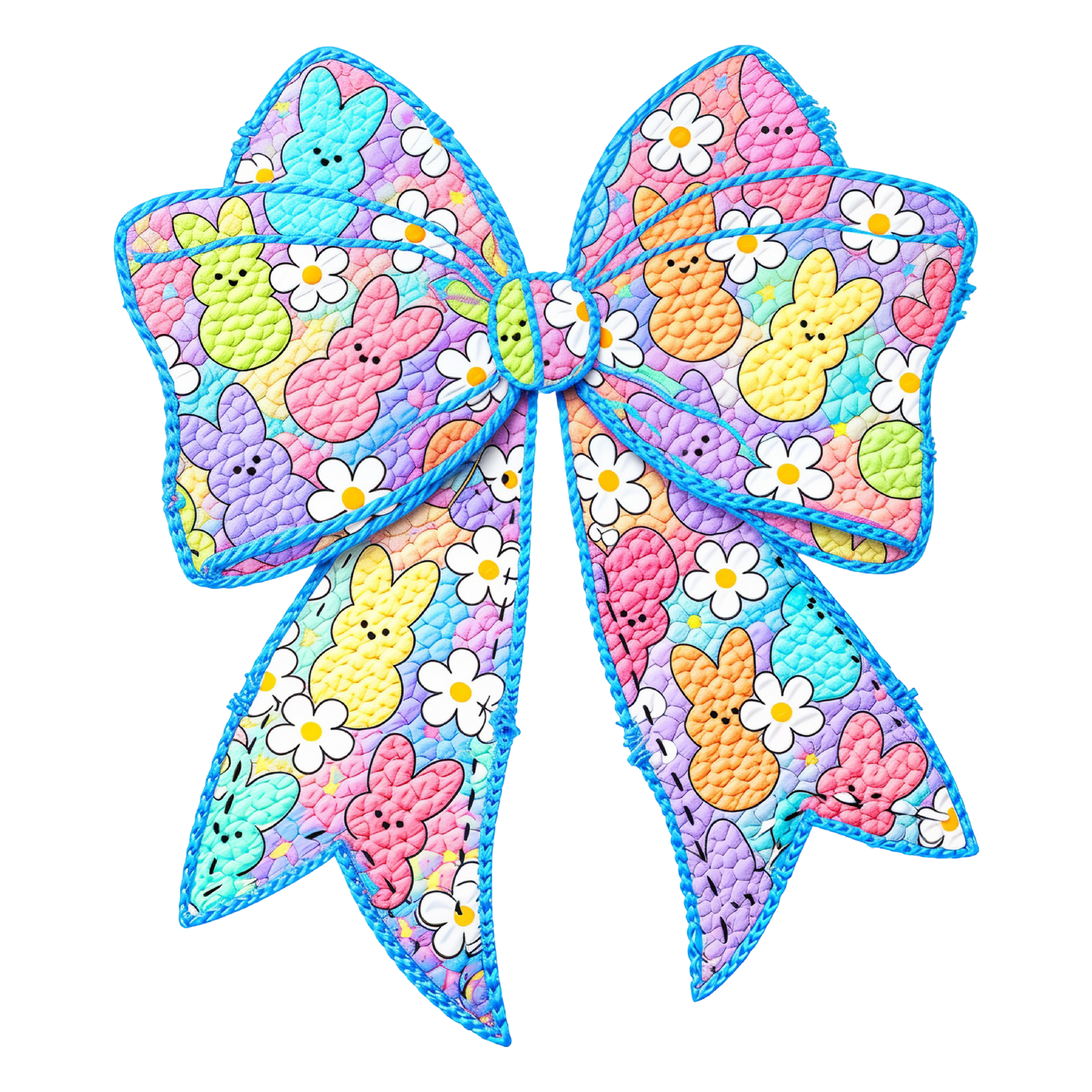 Faux Yarn Coquette Bow
