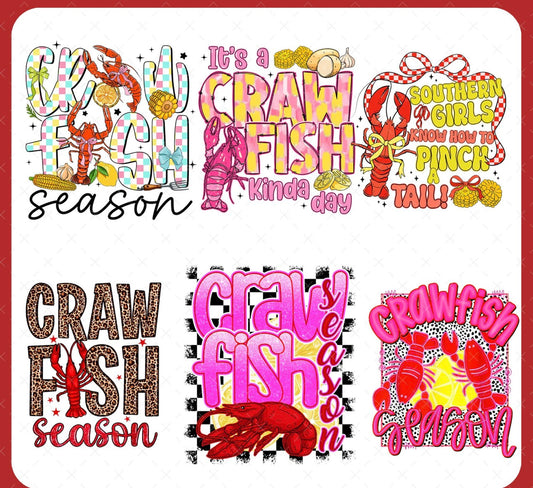 Crawfish Season Premade Gang Sheet
