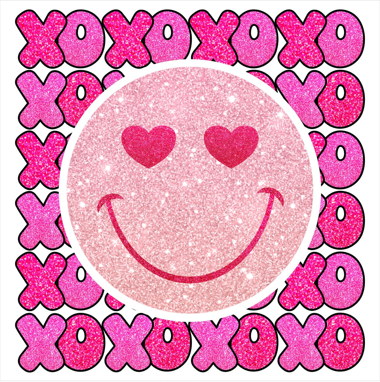 XOXO Smiley DTF Transfer