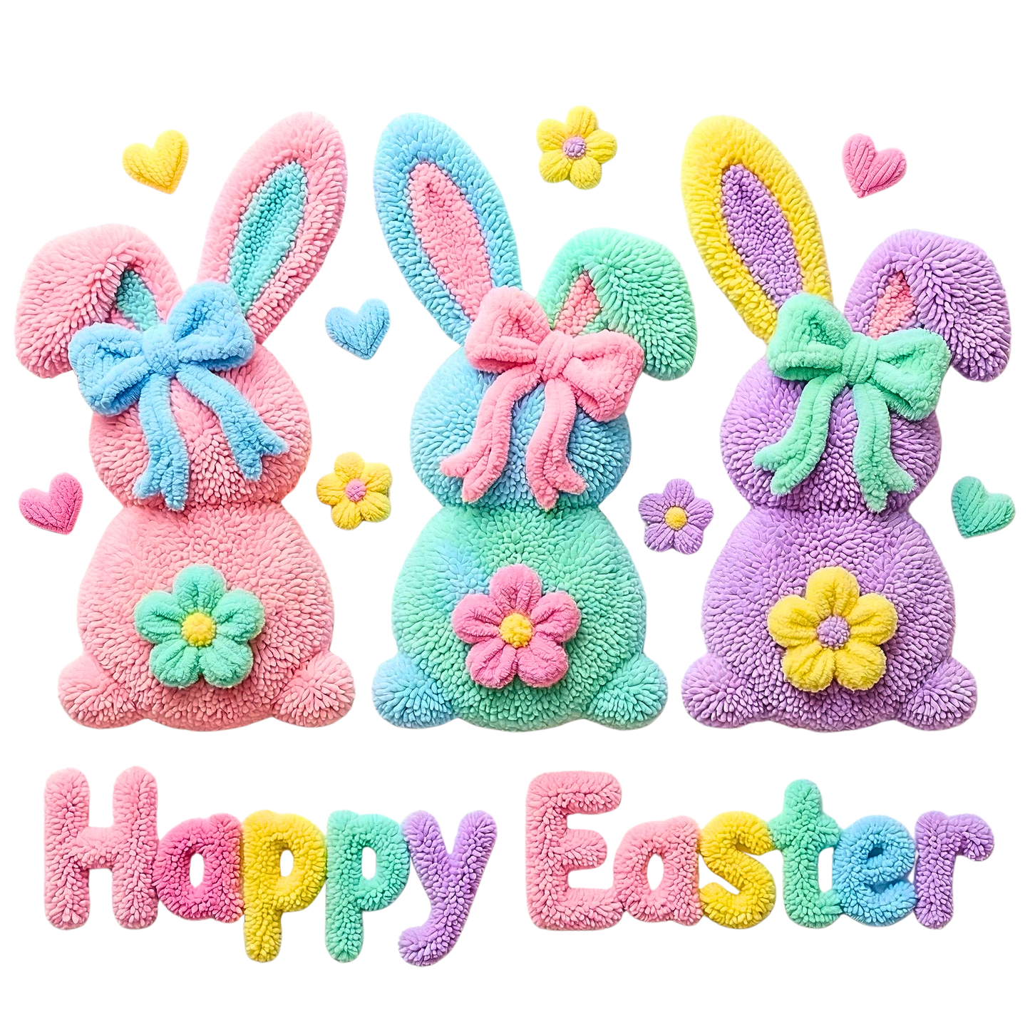 Happy Easter Single DTF Transfer