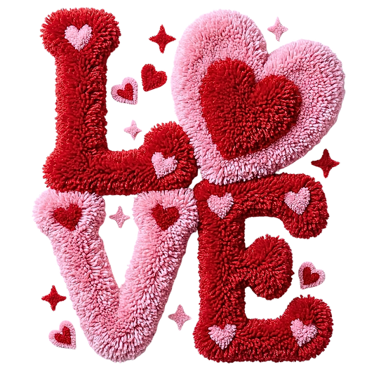 Fuzzy Love Single DTF Transfer