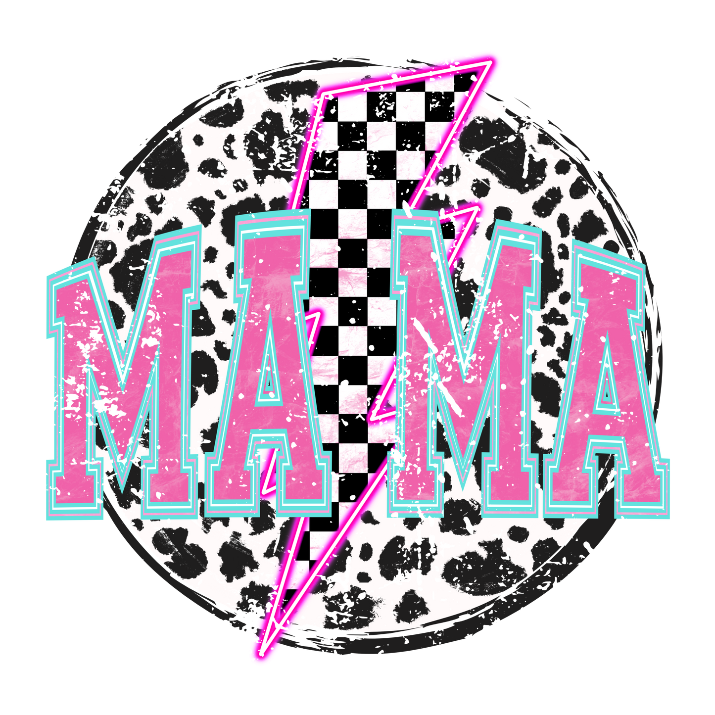 Mama Grunge Single DTF Transfer