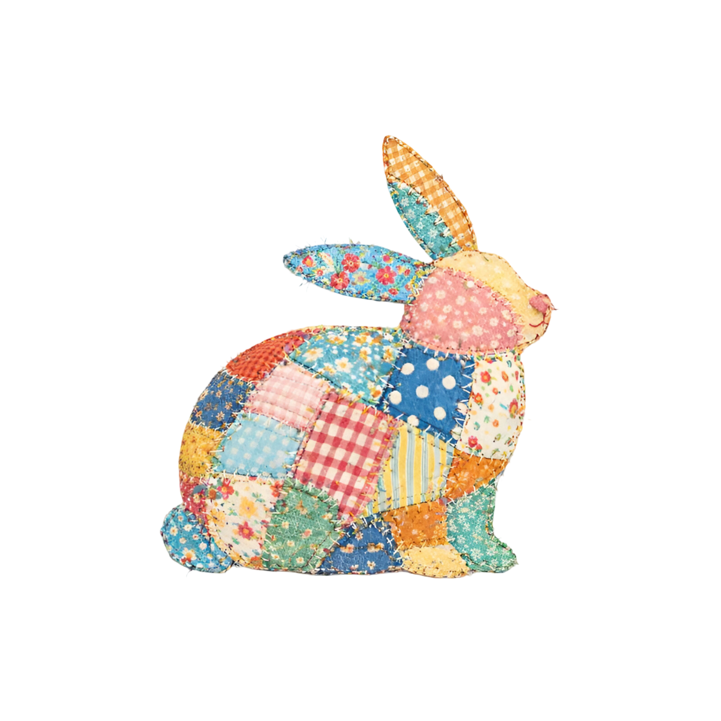 Bunny Patchwork Single DTF Transfer