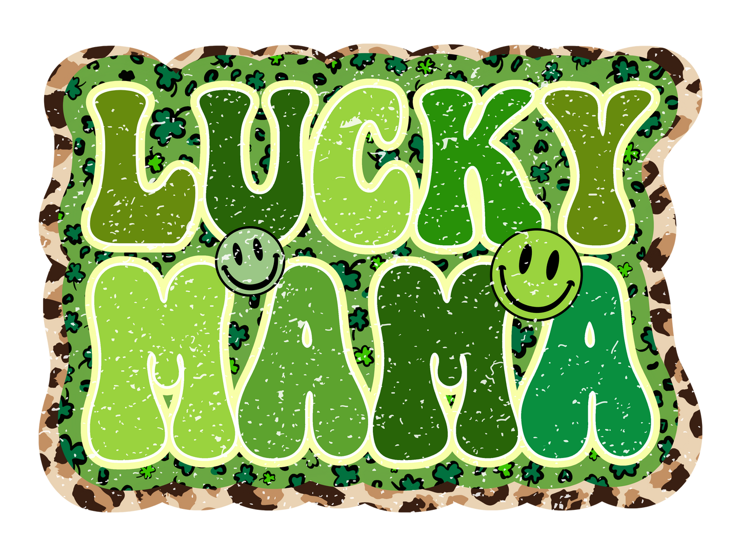 Lucky Mama Single DTF Transfer