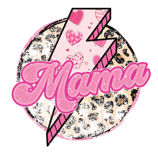 Heart Mama Single DTF Transfer