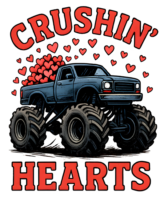 Crushing Hearts Single DTF Transfer
