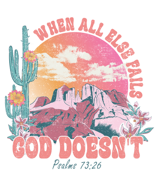 Psalms 73:26 Single DTF Transfer
