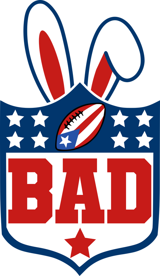 Bad Bunny Football Single Print Transfer