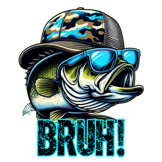 Bruh Bass Single DTF Transfer