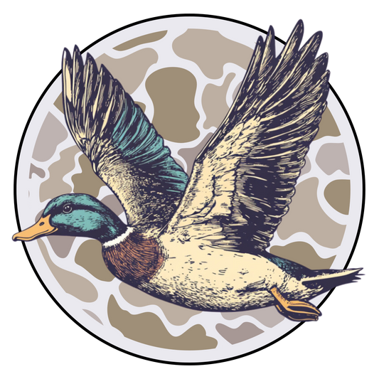 Camo Duck Single DTF Transfer