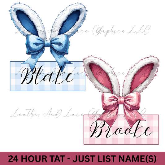 Personalized Easter PNG