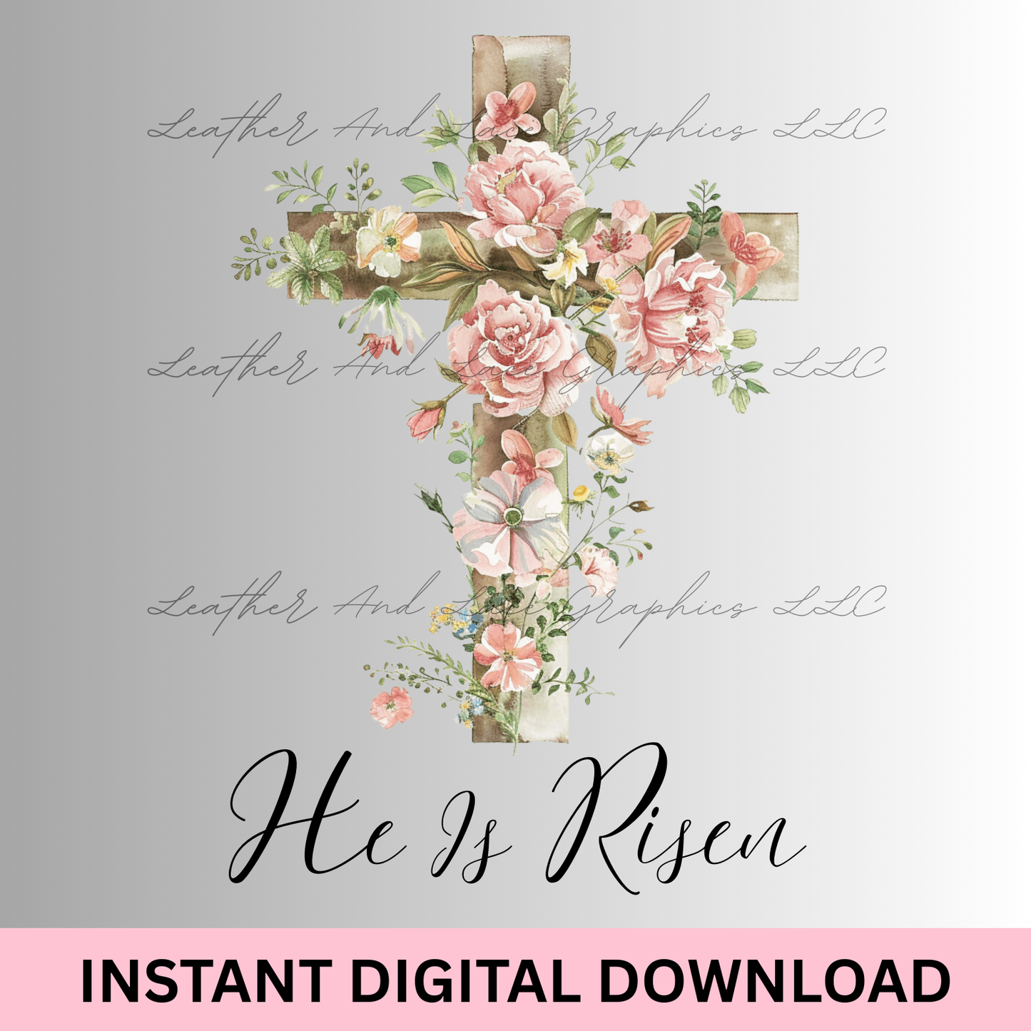 He Is Risen DIGITAL PNG
