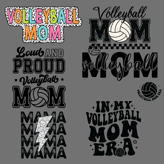 Volleyball Mom Premade Gang Sheet