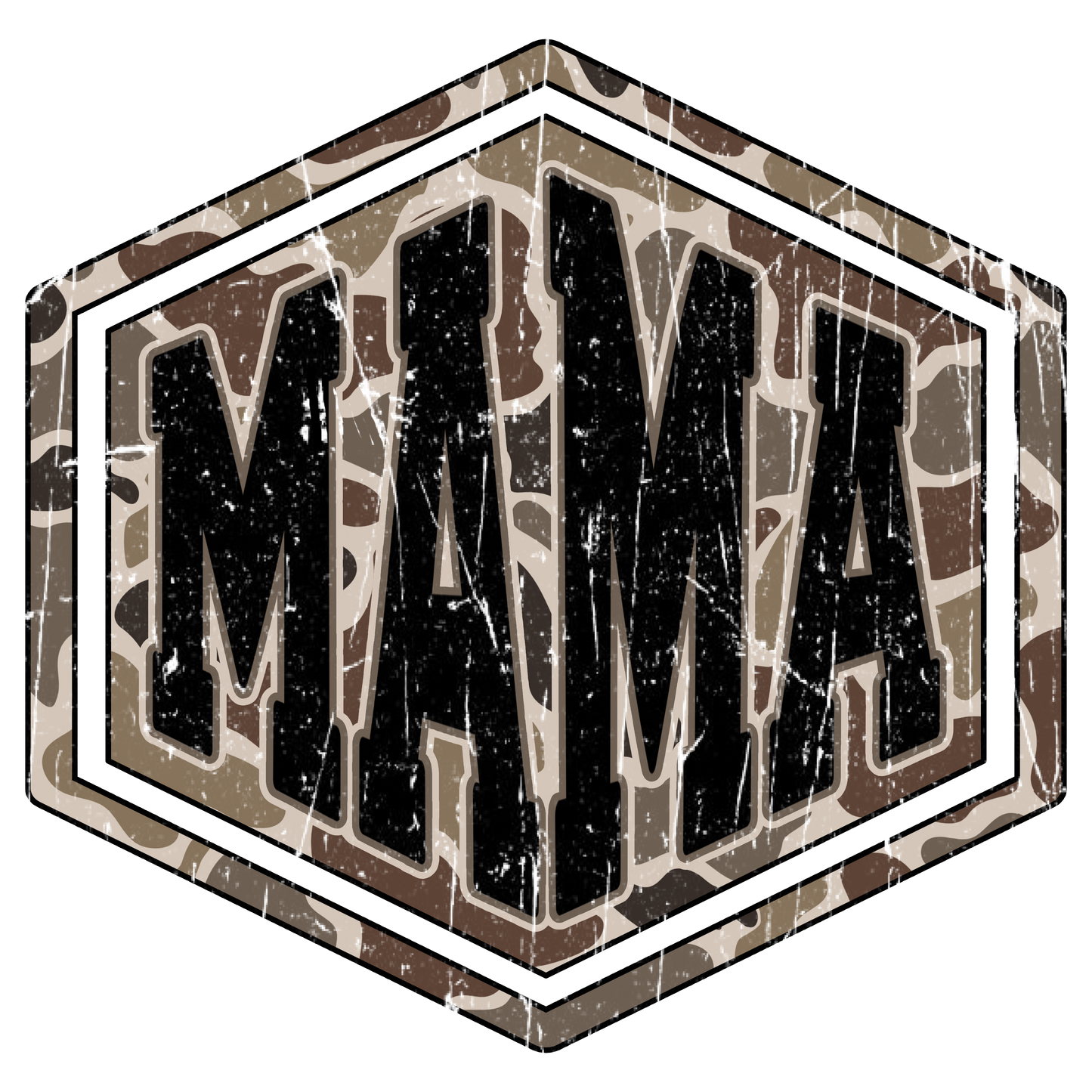 Camo Mama Single DTF Transfer